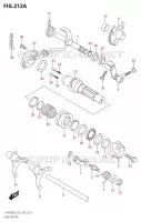 GEAR SHIFTING ASSY for Suzuki KINGQUAD 400 2022