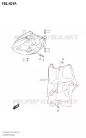 HEADLAMP HOUSING for Suzuki KINGQUAD 400 2022