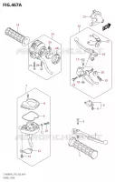 LEVERS   HANDGRIPS for Suzuki KINGQUAD 400 2022