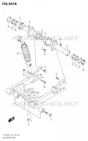SWINGARM for Suzuki KINGQUAD 400 2022