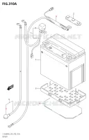 BATTERY for Suzuki KINGQUAD 400 2022