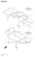 CARRIER (P03) for Suzuki KINGQUAD 400 2022