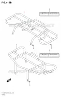 CARRIER (P28) for Suzuki KINGQUAD 400 2022