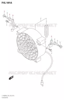COOLING FAN for Suzuki KINGQUAD 400 2022