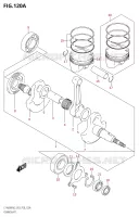 CRANKSHAFT for Suzuki KINGQUAD 400 2022