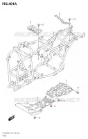 FRAME for Suzuki KINGQUAD 400 2022