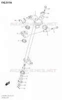 STEERING COLUMN for Suzuki KINGQUAD 400 2022