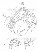 CRANKCASE COVER for Suzuki Autres-modeles 50 2001