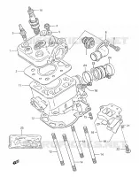 CYLINDER for Suzuki Autres-modeles 50 2001