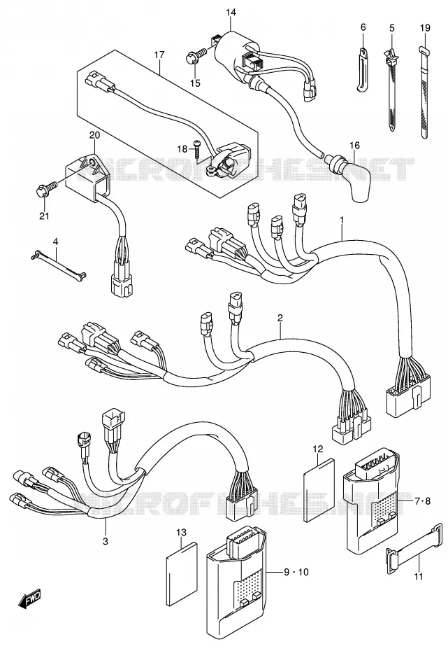ELECTRICAL (MODEL K1/K2/K3/K4) Suzuki MOTO 250 RM 2004  RM250K4(E3/E28)