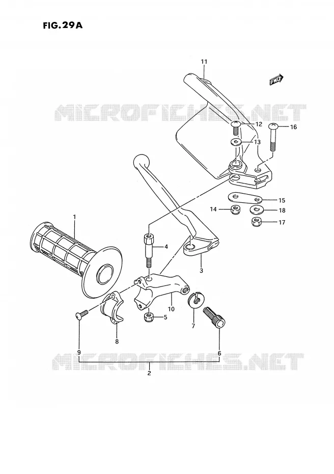 LEFT KNUCKLE COVER (MODEL N/P/R/S/T) Suzuki MOTO 250 RMX 1992  RMX250N(E3)