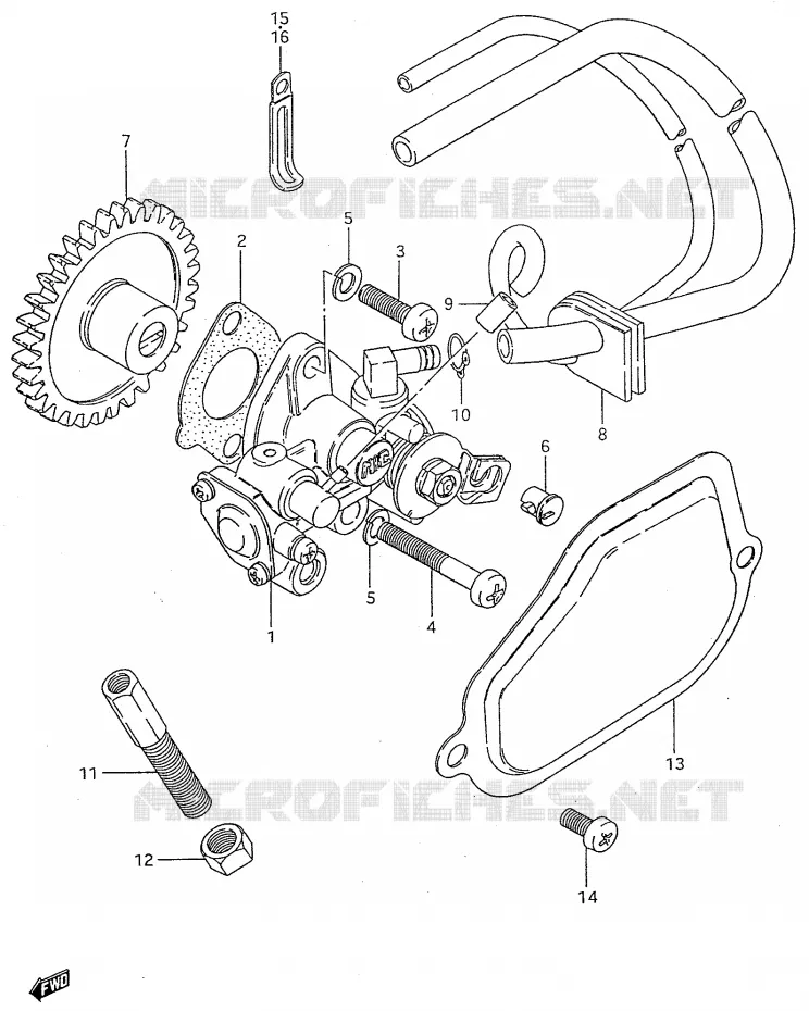 OIL PU Suzuki MOTO 50 RMX 2000  RMX50Y