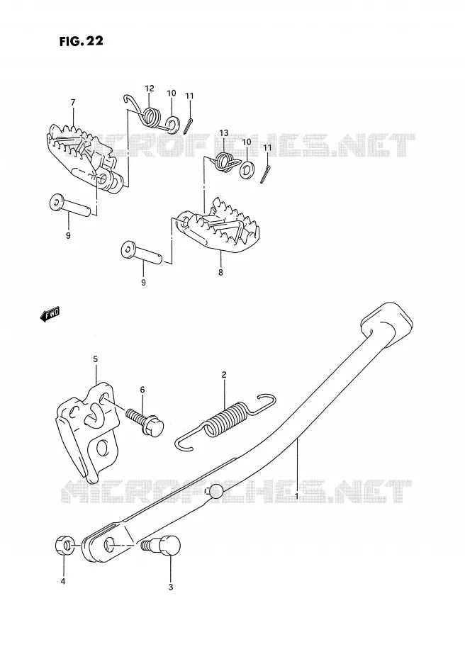 STAND Suzuki MOTO 250 RMX 1994  RMX250RR(E1)