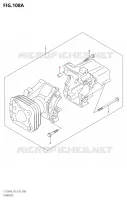 CRANKCASE for Suzuki QUADSPORT 50 2020