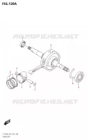 CRANKSHAFT for Suzuki QUADSPORT 50 2020