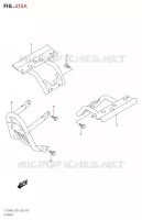 FOOTREST for Suzuki QUADSPORT 50 2020