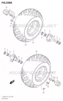 FRONT WHEEL for Suzuki QUADSPORT 50 2020