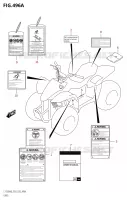LABEL (LT Z50:M0:P03) for Suzuki QUADSPORT 50 2020
