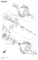 REAR WHEEL for Suzuki QUADSPORT 50 2020