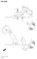 REFLECTOR (LT Z50:M0:P28) for Suzuki QUADSPORT 50 2020