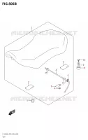 SEAT (LT Z50:M0:P28) for Suzuki QUADSPORT 50 2020