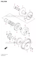 TRANSMISSION (1) for Suzuki QUADSPORT 50 2020