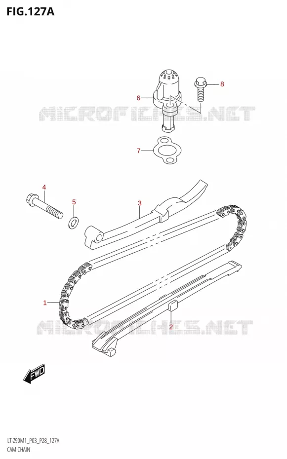 TIMING Suzuki QUAD 90 QUADSPORT 2021  LT-Z90 M1 (P03,P28)