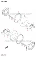 FRONT BRAKE for Suzuki QUADSPORT 90 2023