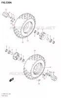 FRONT WHEEL for Suzuki QUADSPORT 90 2023