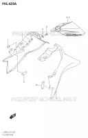FUEL TANK COVER for Suzuki QUADSPORT 90 2023