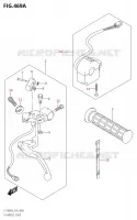LEFT LEVER   HANDGRIP for Suzuki QUADSPORT 90 2023
