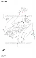 REAR FENDER for Suzuki QUADSPORT 90 2023