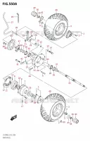 REAR WHEEL for Suzuki QUADSPORT 90 2023