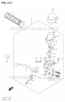 RIGHT LEVER   THROTTLE GRIP for Suzuki QUADSPORT 90 2023