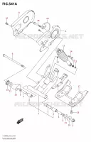 SWINGARM for Suzuki QUADSPORT 90 2023