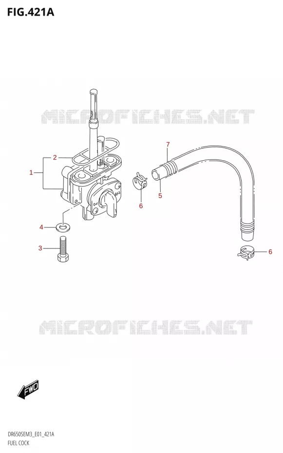 FUEL COCK Suzuki MOTO 650 DR 2023  DR650SE M3 (E01)