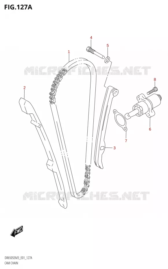 TIMING Suzuki MOTO 650 DR 2023  DR650SE M3 (E01)