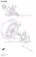 FRONT WHEEL for Suzuki GSX-S 950 2023