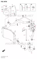 RADIATOR HOSE   EXPANSION TANK for Suzuki GSX-S 950 2023