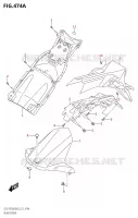 REAR FENDER for Suzuki GSX-S 950 2023