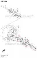 REAR WHEEL for Suzuki GSX-S 950 2023