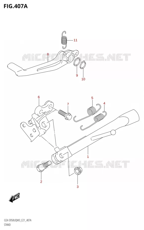 STAND Suzuki MOTO 950 GSX-S 2023  GSX-S950UQM3 (E21)