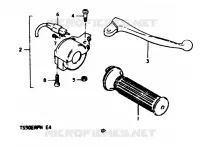 BRAKE LEVER for Suzuki TS-ER 50 1979
