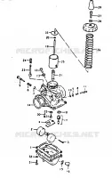 CARBURETOR for Suzuki TS 125 1979