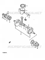 CRANKSHAFT for Suzuki TS-ER 250 1996