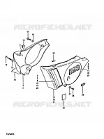 FAIRING (TS250ERT) for Suzuki TS-ER 250 1996