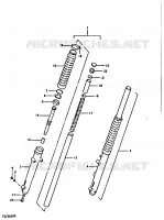 FRONT FORK for Suzuki TS-ER 250 1996