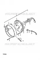 HEADLIGHT (E2) for Suzuki TS-ER 250 1996