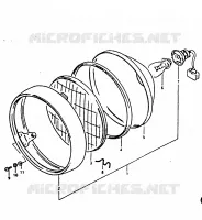 HEADLIGHT for Suzuki TS 125 1979