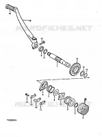KICK STARTER for Suzuki TS-ER 250 1996